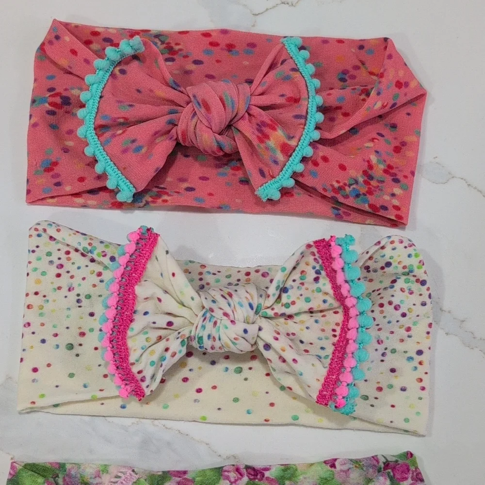 BABY BLING Colorful Kids Headband Set (4)